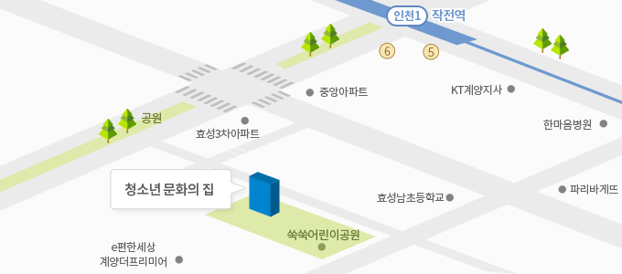 계양 청소년 문화의 집 지도